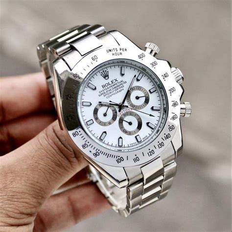 silver rolex|rolex silver watches for men.